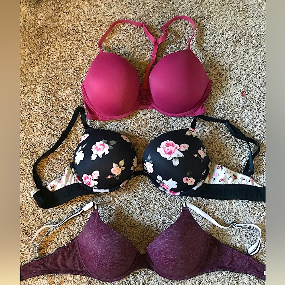 Victoria Secret PINK bra bundle 34D